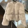 Women's Fur Faux Fur Lucyever Luxury Cropped Faux Fur Coat Female 2023 Winter Hot Cool Girls Fluffy Short Fur Jacket New Lace Up Faux Fox Fur Coats J231010