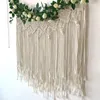 Wandtapijten Grote Macrame Muuropknoping Boho Wandtapijt Geweven Boheems Boven Bed Muur Decor Bruiloft Kerst Achtergrond Decoratie 231010