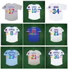 Sammy Sosa Ron Santo Mark Grace Cubs Beyzbol Forması Ryne Sandberg Andre Dawson Ernie Banks Greg 31 Maddux Billy Williams Wrigley 100. Harry Caray Yama Boyutu S-4XL