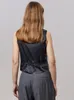 Coletes femininos terno colete elegante casual commuter topos com decote em v sem mangas ajuste regular 2023 produtos promocionais