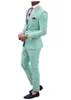 Costumes pour hommes, Tuxedos de marié vert, costume sur mesure pour homme, sur mesure, pour mariage sur la plage (veste et pantalon)