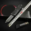 Mini Micro 204p Tech 121 D/E Knife Ut D2 Blade Aluminium (CNC) Hands Cohpes di sopravvivenza in lega di sopravvivenza per esterni EDC BM42 Strumenti