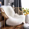 Carpets Fur Faux Sheepskin Soft Carpet Washable Seat Mats For Floor Fluffy Rugs Hairy Warm Living Room Bedroom Chairs Sofas Cover 231010