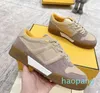 Casual Shoes Designer Shoes Luxury Retro Suede Beige Sports F Stöttabsorberande Material Pink Low Top