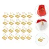 Cadeau cadeau 50 ensembles de décoration de mariage petit pendentif de caractère Xi pendentif de fourniture décorative kit d'invitation sac de sucre fer fête rétro