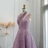 Basic Casual Dresses Sharon Said Luxury Beaded Dubai Lilac Evening for Women Wedding Party 2023 Elegant Long Arabic Prom Formal Gowns SS329 231009