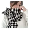 Autumn and winter solid color imitation cashmere scarf monochrome thickened long men and women tassel shawl warm scarf