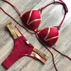 Damen Bademode Damen Bikini Set Sport Push-Up Gepolsterter Badeanzug Tankini 2023 Badeanzüge Badeanzüge