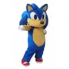 Promotionele Sonic en Miles Tails mascottekostuum handgemaakte pakken feestjurk outfits kleding advertentie promotie carnaval