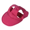 Dog Apparel Eye-catching Lovely Visor Cap Pet Cat Baseball Hat Ornament Attractive Fine Texture Accessories