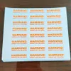 1000pcs 30x10 mm gwarancja ostrzegawcza, jeśli uszczelka zepsuta pieczęć zabezpieczająca Dowód krucha papierowa etykieta manipulacji Widoczna naprawa naklejki Guanantee Nieważne