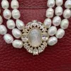 Sautoirs YING style classique multi brins collier de perles de riz 3 rangées collier ras du cou d'eau douce camée coquille pendentif femmes bijoux 231010