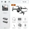 Nouveau LS-KS11 2.4G Drone RC sans brosse Professionnel avec 4K HD Double caméra WIFI FPV pliable RC quadrirotor caméra Drones