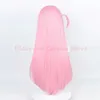 Gotou Hitori Cosplay Perücke Anime Bocchi der Rock Cosplay Kopfbedeckung Lange Rosa Gerade Hitzebeständige Synthetische Perückencosplay