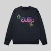 0 Women's Sweters Blueth Blueth Mężczyzna i projektantka Amiis Paris Hooded Sweater Haftowa Czerwona Miłość Zima okrągła szyja Para bluzy #50