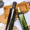 Bouteille d'huile d'olive en verre, ronde, carrée, 250 ml à 1000 ml, Convient pour la cuisine et autres lieux, stockage et fraîcheur, Barbecue extérieur, facile à transporter