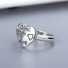 Designer Rings Woman Man LINK TO LOVE Heart Ring Enamel Brand Women Circlet Fashion Jewelry Blind For Loves Rings2090