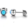 Ohrstecker Tragus Piercing mit blauem Stein, reines Titan, Luxus für Frauen, Weihnachtsgeschenk, koreanisch