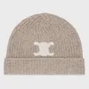 Bonnet Cap Designer Beanie Celins 2023 Winter New Wool Classic Brand Brand Masher Knited Hat Official Websit