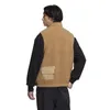 남자 캐주얼 조끼 겨울 양털 안감 조끼 남자 스탠드 칼라 따뜻한 민소매 재킷 코트 야외 겉옷