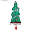 Theme Costume Eraspooky Funny Christmas Tree Come For Adult Unisex Jumpsuit With Mask Christmas Halloween Come Stage Show Fancy Dress Q240307