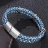 Cuff Leather Bracelet Men vintage retro braided genuine Bangles Homme Femme Mens Bracelets Handmade Jewelry Pulseras1234u