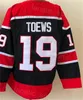 Team Hockey Jersey Reverse Retro 19 Jonathan Toews 98 Connor Bedard 4 Seth Jones Man Teamkleur Zwart Wit Rood Borduursel en gestikt Puur katoen Ademend