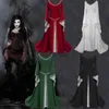 Thema Kostüm Halloween Cosplay Mittelalter Renaissance Kostüme Prinzessin Flare Ärmel Frau Kleid Skinny Retro Palace Gothic Ballkleid Halloween x1010