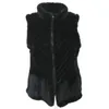 Gilet da donna Gilet vero e proprio Gilet Fodera 2023 Design Classico Nero Scollo a V Cerniera Gilet 210912