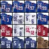 26 Saquon Barkley 5 Kayvon Thibodeaux Daniel Jones Football Jersey Darren Waller Xavier McKinney Dexter Lawrence Leonard Williams Wan'dale Robinson Evan Neal