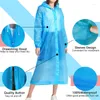 Women's Trench Coats 1PC High Quality Eva Unisex Raincoat Thickened Waterproof Rain Coat Women Men Black Camping Rainwear Suit