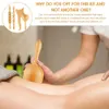 Back Massager TCARE 1 Set träkroppsmassage Tool Reflexologi Akupunktur Thai Massage Rollers Therapy Meridianer Skrap Lymfatisk hälsovård 231010