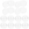 Sacos de armazenamento 20 pcs máquinas de vendas pequenas bolas transparentes brinquedo brinquedos garra shell jogando redondo plástico vazio engraçado