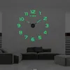 Zegary ścienne nowoczesne design duży zegar ścienny 3D DIY kwarcowe zegarki modowe zegarki akrylowe naklejki na salon wystrój domu horloge 231009