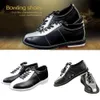 Scarpe da fitness unisex da bowling Morbida pelle PU con costruzione comoda e resistente agli urti Scarpe da passeggio 231009