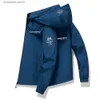 Мужские куртки 2023 Discovery Channel Bomber Jacket Мужская ветровка на молнии Осенняя повседневная рабочая куртка Модная уличная приключенческая куртка Мужская T231010