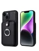 3 kaartsleuf ring stand Lederen Mobiele Telefoon Gevallen Case voor iPhone 15 14 13 12 11 pro max xr xs 7 8 6 iphone15 anti-drop case