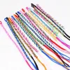 Braccialetti con ciondoli Moda 50 pezzi Lotti Braccialetti con polsini etnici multicolori Corda intrecciata Amanti dell'amicizia Braccialetti con gioielli per uomo Donna 231009