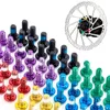 Dérailleurs de vélo 12 pièces / Lot de boulon de rotor de frein à disque de vélo T25 Torx M5 10 vis de fixation en acier inoxydable VTT accessoires de cyclisme pièces outil 231010