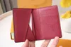 M30982 Men wallet designer card holder 5a genuine leather short wallet luxury multiple purse fashion mens cardholder with box