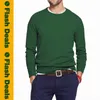 Męskie swetry 5xl mężczyzn Slim Sweater Pullovers Męskie swetry Solid bawełniany dzianinowy sweter chłopak z dzianiny wiosna Zimowa granatowa zielona zielona 231010