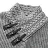 Pulls pour hommes hiver hommes pull à col roulé mode grande taille pull automne chaud hiver chemises rétro vêtements tricot 231010