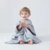 Asciugamani Accappatoi Asciugamano da bagno per bambini Born Cape Asciugamani in cotone Asciugamano da spiaggia con cappuccio Poncho morbido Per bambini Costume da bagno Panno per il viso infantile Drop 231010