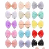 Épingles à cheveux Princesse Dentelle Bling Stars Épingles à cheveux Glitter Noeud Hairbows Mode Enfants Pince à cheveux Produits pour cheveux Accessoires pour cheveux Outils Dhn9E