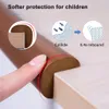 Coussins de bord d'angle Protection de sécurité pour bébé Protection d'angle de bord de table de bureau Protecteur d'angle de protection pour enfants Coussin d'angle de pare-chocs de meubles 5 m/2 m 231010