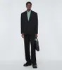 Мужские костюмы Свободный костюм Пиджак для поездок на работу Деловая профессиональная формальная одежда Верх черный