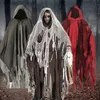 Costume a tema Nuovo Halloween Fantasma Dissennatori Cosplay Come Uomo Donna Gotico Zombie Mantelli con cappuccio stracciati Purim Giorno dei morti Mantelli per feste Q231010