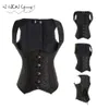 Corset Sexy rouge noir taille Corsets et Bustiers Steampunk grande taille dentelle Corset Cuero Sexy Lingerie 6XL SX032234z