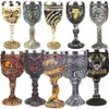 Kubki Kreatywne 3D Gothic Wine Styl Place zawierają smokowy pazur wiking szkieletowy punk Glass Halloween prezenty barowe puchar 231010