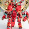 애니메이션 피겨 만화 Qitiandasheng Ultimate Model Kits 빌드 벽돌 변압기 장난감 Mecha Sunwukong Transformer Robots 빌딩 블록 장난감